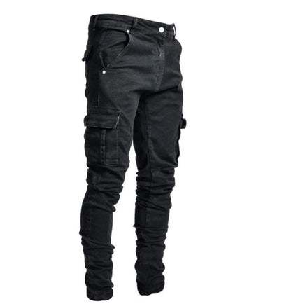 Jeans Homme avec Poches Latérales - Solides et Confortables - BerlinGlamour