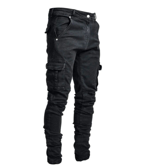 Jeans Homme avec Poches Latérales - Solides et Confortables - BerlinGlamour