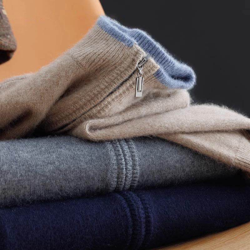 Blouson Homme Cashmere Élégant et Chaud