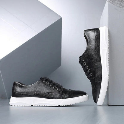 Baskets Cuir Homme Élégantes pour Tenue Décontractée Chic