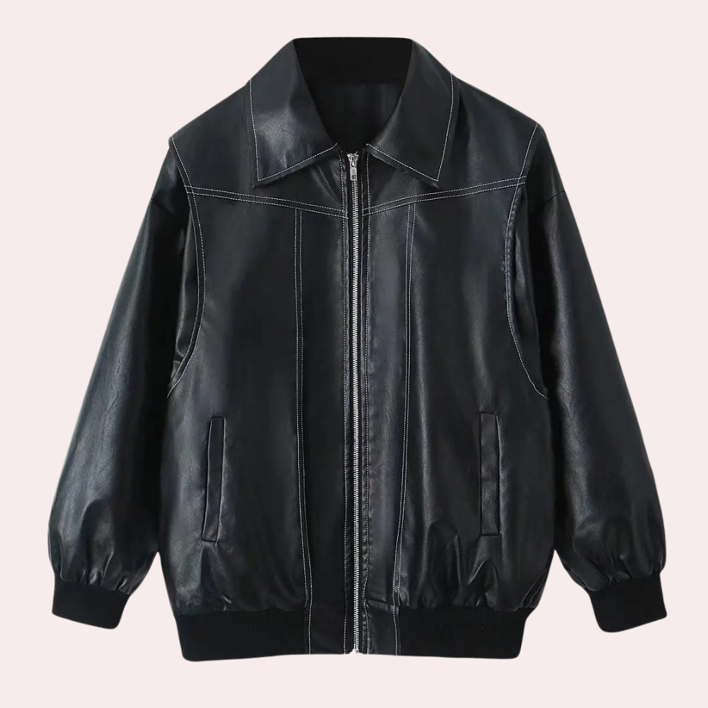 MANUELA - Veste de Motard Élégante pour Femmes