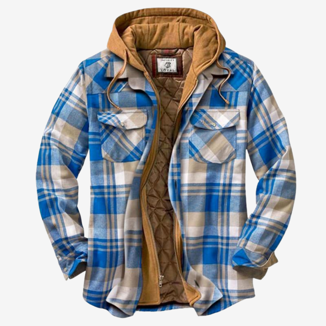 Veste Homme Hiver Carrée Élégante - BerlinGlamour
