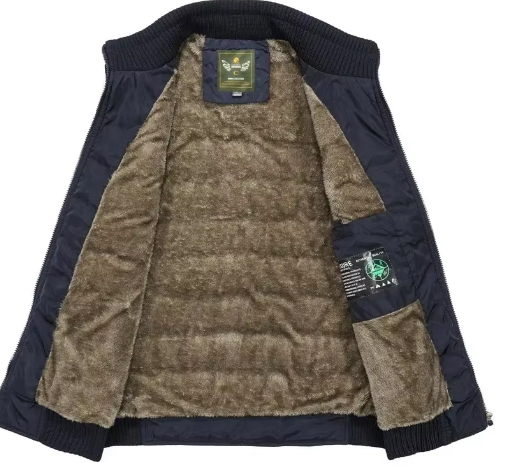Veste Extérieure Hiver Doublée pour Homme