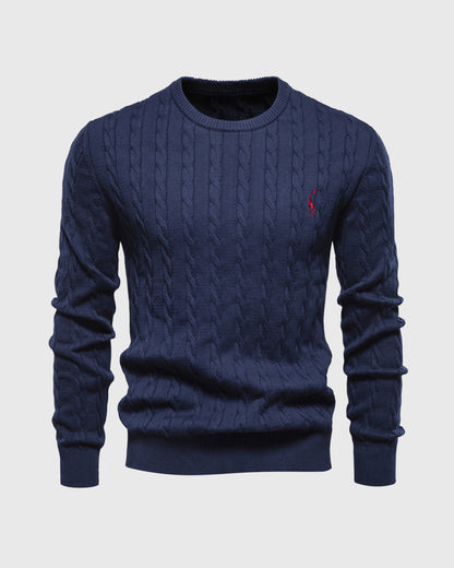 Pull en Coton à Câble pour Homme