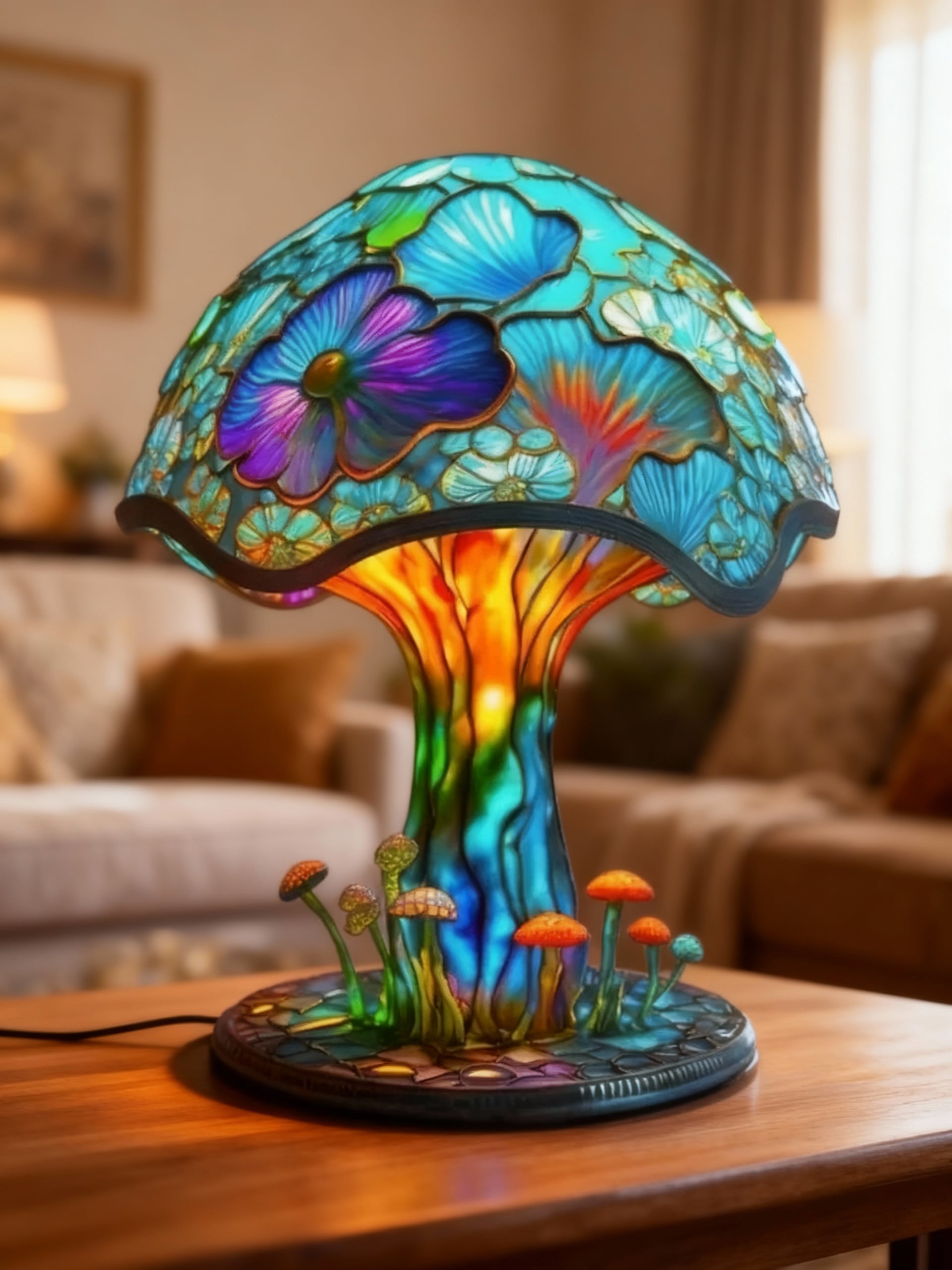 Lampe Décorative Champignon Lumière Douce Ambiance Féérique - PanierRoyale