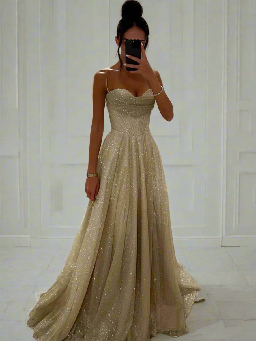 Robe Soirée Élégante Manches Courtes Taille Slim