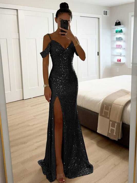 Robe de Soirée Élégante Longue sans Manches - PanierRoyale
