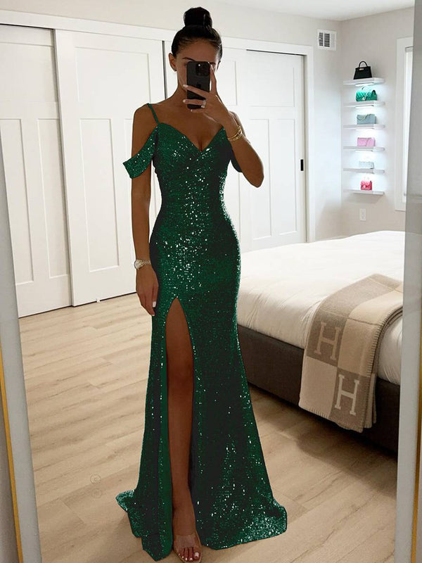 Robe de Soirée Élégante Longue sans Manches