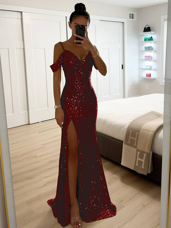 Robe de Soirée Élégante Longue sans Manches
