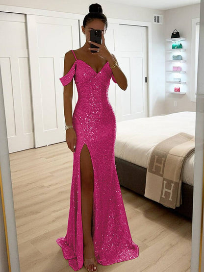 Robe de Soirée Élégante Longue sans Manches