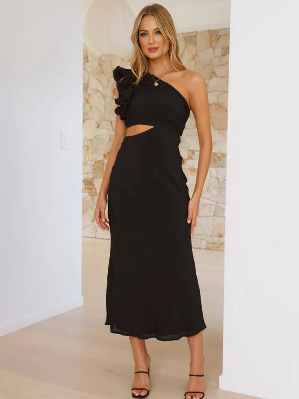 Robe Bohème Sans Manches avec Découpe Élégante - PanierRoyale