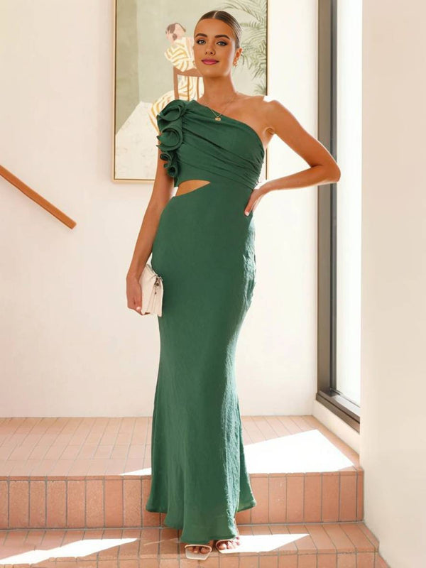 Robe Bohème Sans Manches avec Découpe Élégante