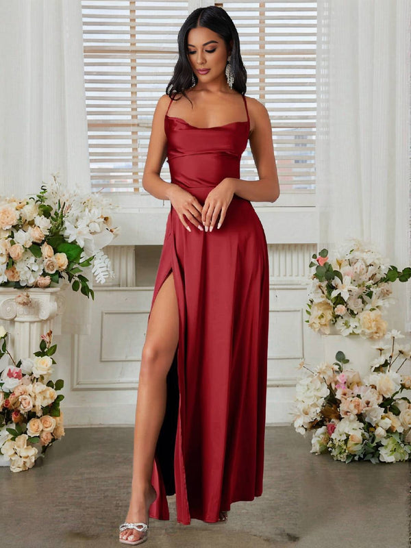 Robe Soirée Élégante Dos Nudité Séductrice