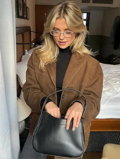 Veste Hiver Femme Élégante en Duvet avec Poches Douces