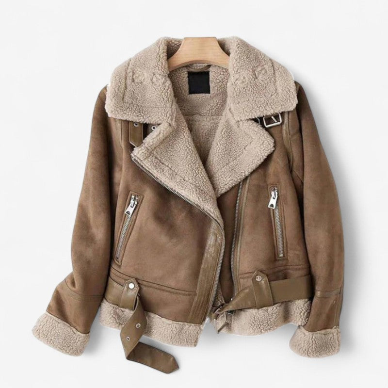 Manteau Femme Chic à Ceinture Réglable