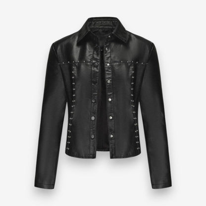 Veste Femelle Élégante à Manches Longues Col Reversible - PanierRoyale