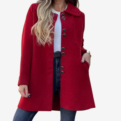 Manteau Hiver Chic à Manches Longues avec Capuchon et Poches - PanierRoyale