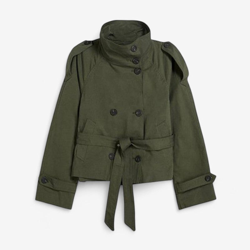 Veste Trench Classique à Manches Longues et Imperméable - PanierRoyale