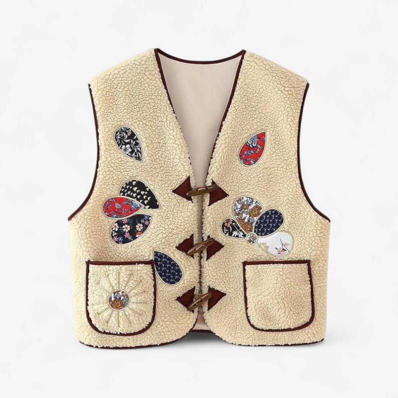 Veste légère imprimée été femme avec poches - PanierRoyale