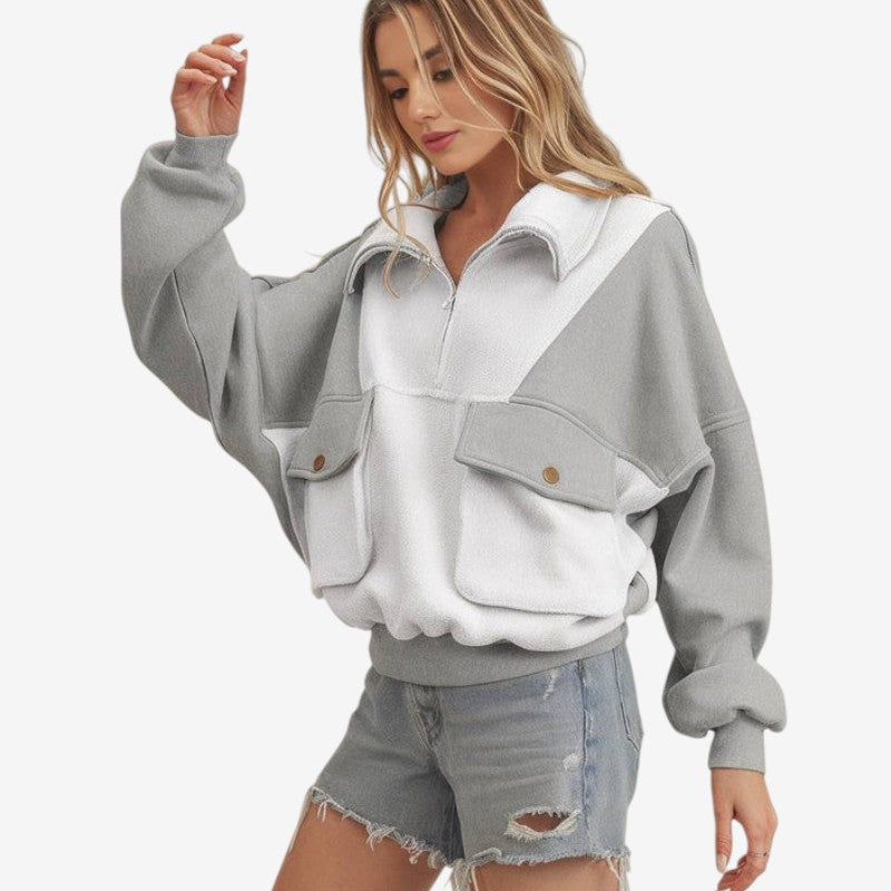 Sweat à manches longues doux et chaud pour homme