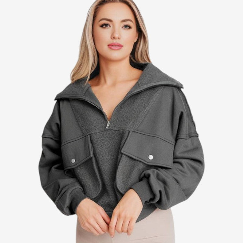 Sweat à manches longues doux et chaud pour homme