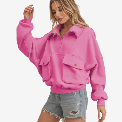 Sweat à manches longues doux et chaud pour homme