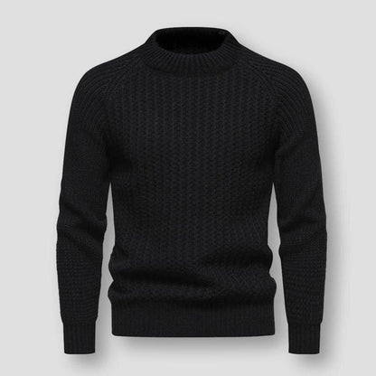 Pull Homme Tricot Waffle Chaud et Doux