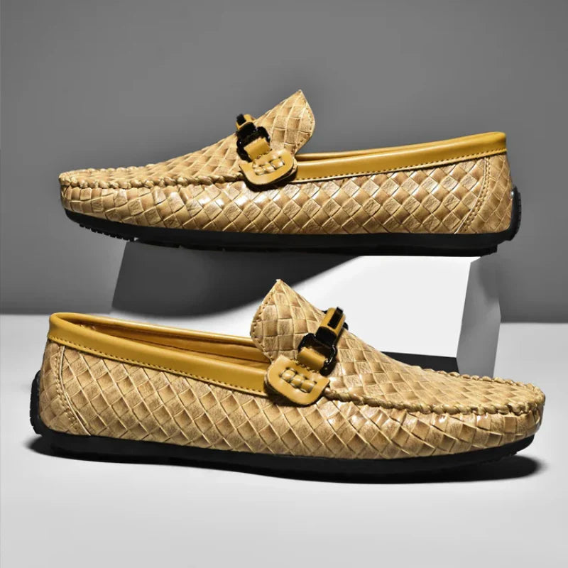 Mocassins Homme Cuir Élégant et Confortable