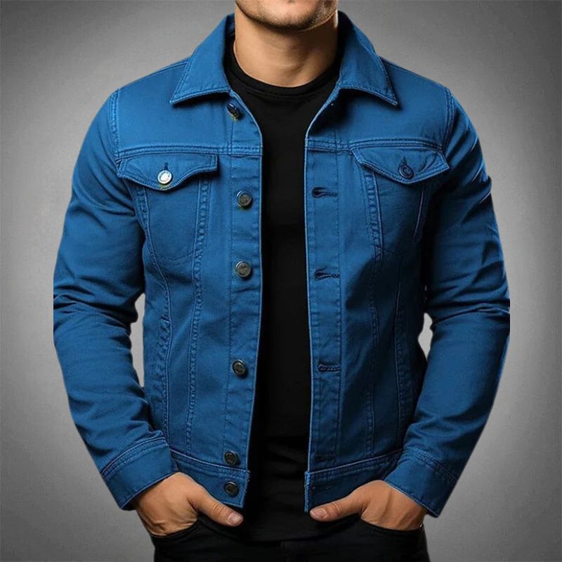 Veste Denim Élégant pour Homme