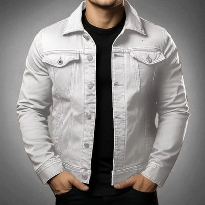 Veste Denim Élégant pour Homme - luxestyle