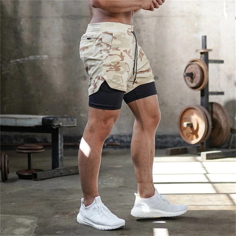 Shorts homme multidirectionnel sportif
