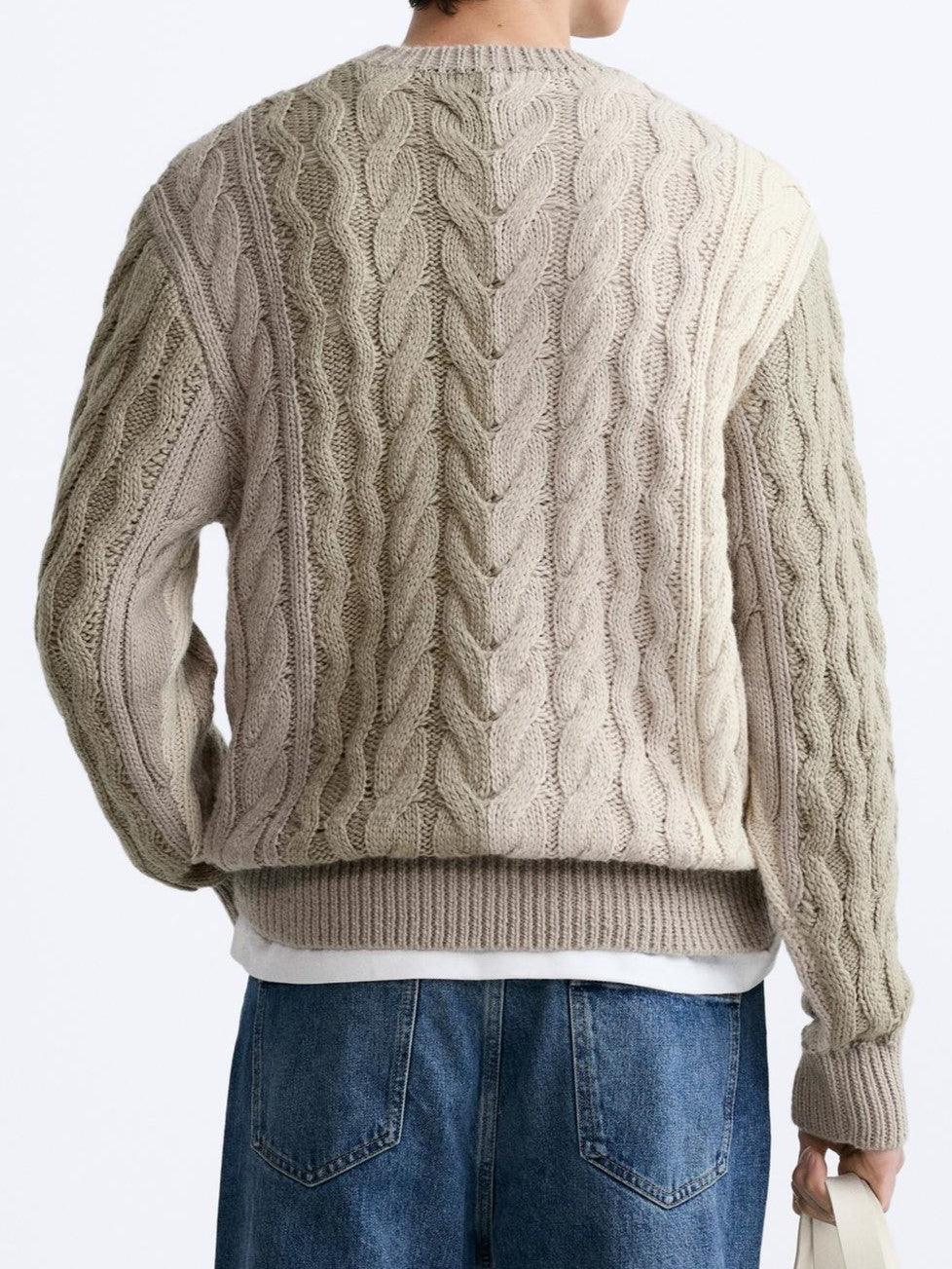 Pull en maille à pompons, classique et élégant