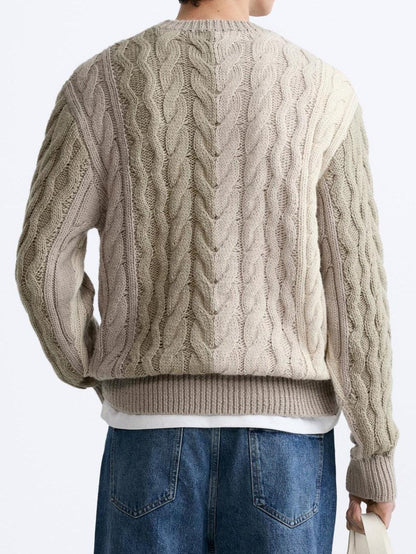 Pull en maille à pompons, classique et élégant
