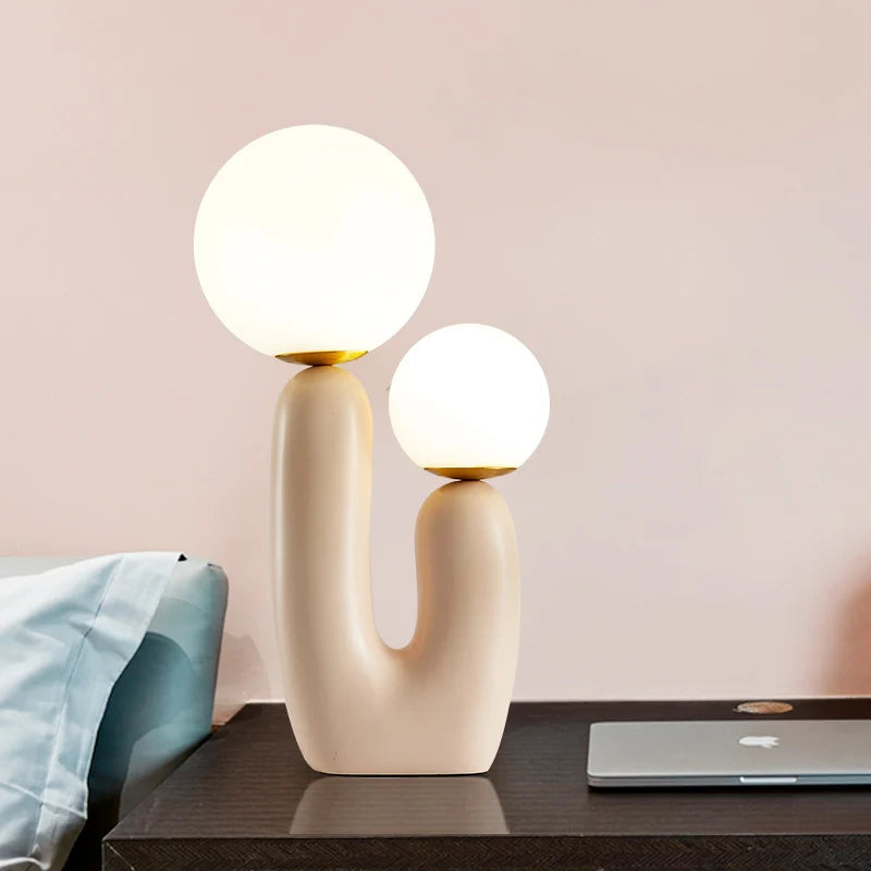 Cactea™ – Lampe De Table Cactus En Résine, Design Naturel Et Moderne