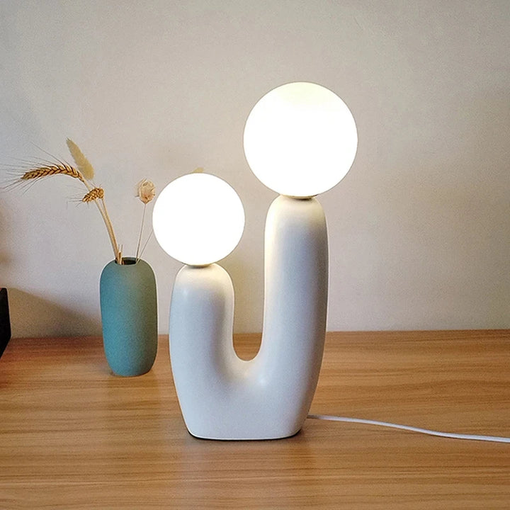 Cactea™ – Lampe De Table Cactus En Résine, Design Naturel Et Moderne