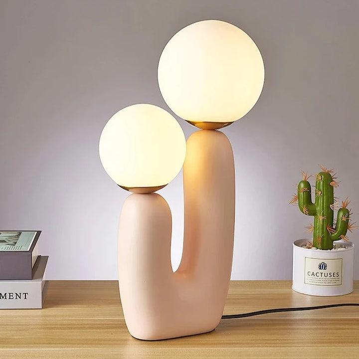 Cactea™ – Lampe De Table Cactus En Résine, Design Naturel Et Moderne