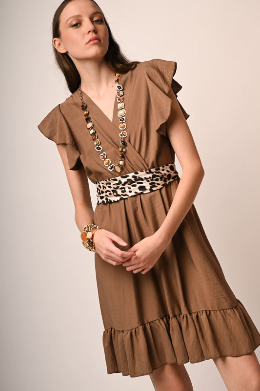 Robe du Soir Élégante avec Volants pour Femmes - PanierRoyale