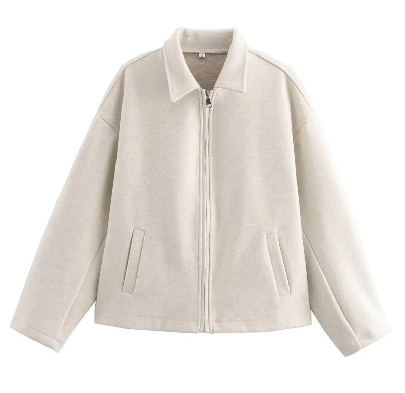 Veste Femme Élégante en Laine Mélange Hiver