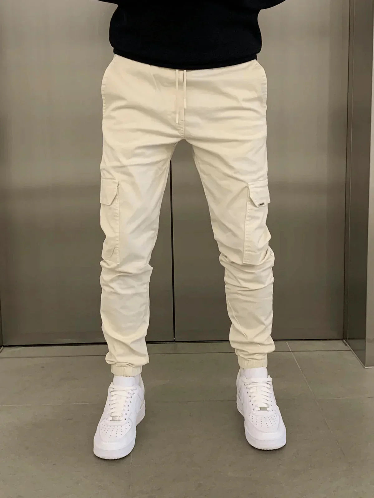 Pantalon Jogger Homme Sport Chic avec Poches Pratiques