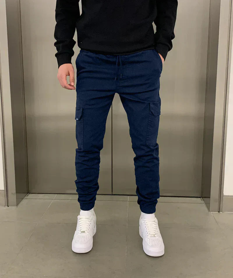 Pantalon Jogger Homme Sport Chic avec Poches Pratiques