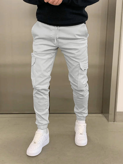 Pantalon Jogger Homme Sport Chic avec Poches Pratiques