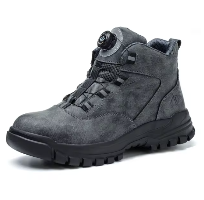 Chaussures de sécurité avec semelle antidérapante et pointe acier renforcée