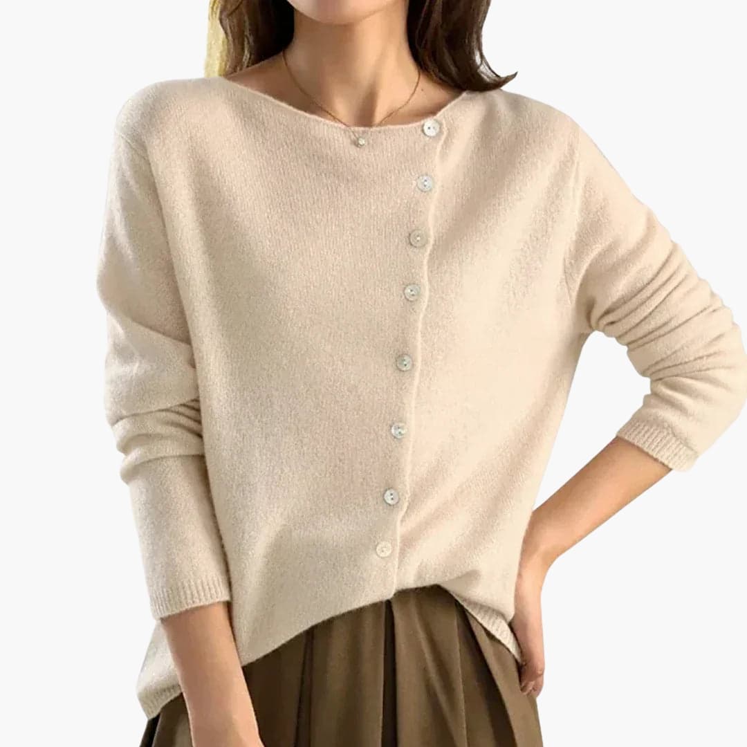 Cardigan Femme Hiver en Laine Chaud et Confortable