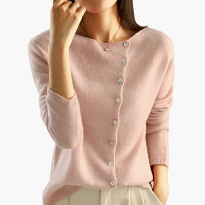 Cardigan Femme Hiver en Laine Chaud et Confortable