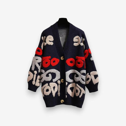 Cardigan Femme Manches Longues avec Boutons - PanierRoyale