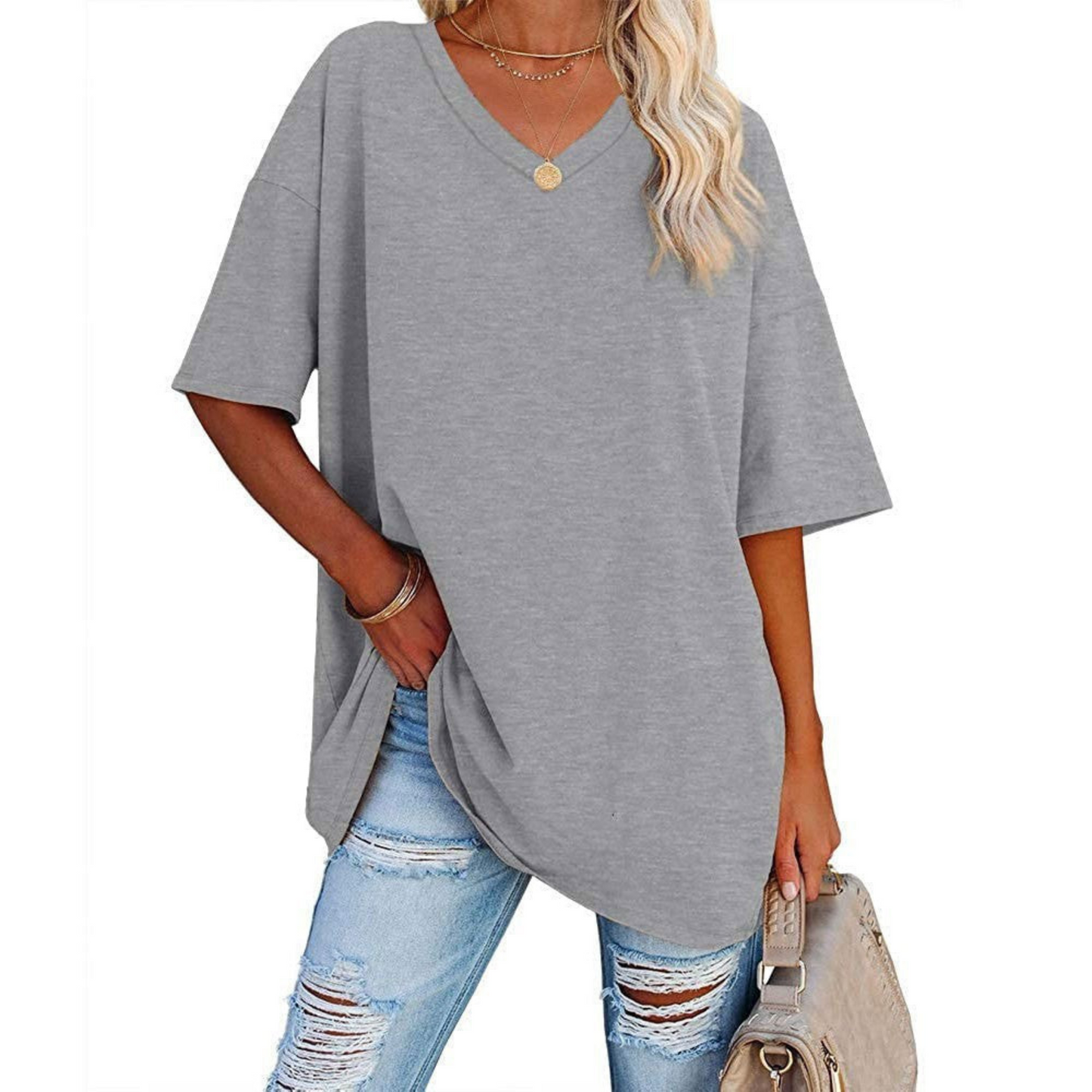 Chemise Femme Grande Taille Confortable Décontractée