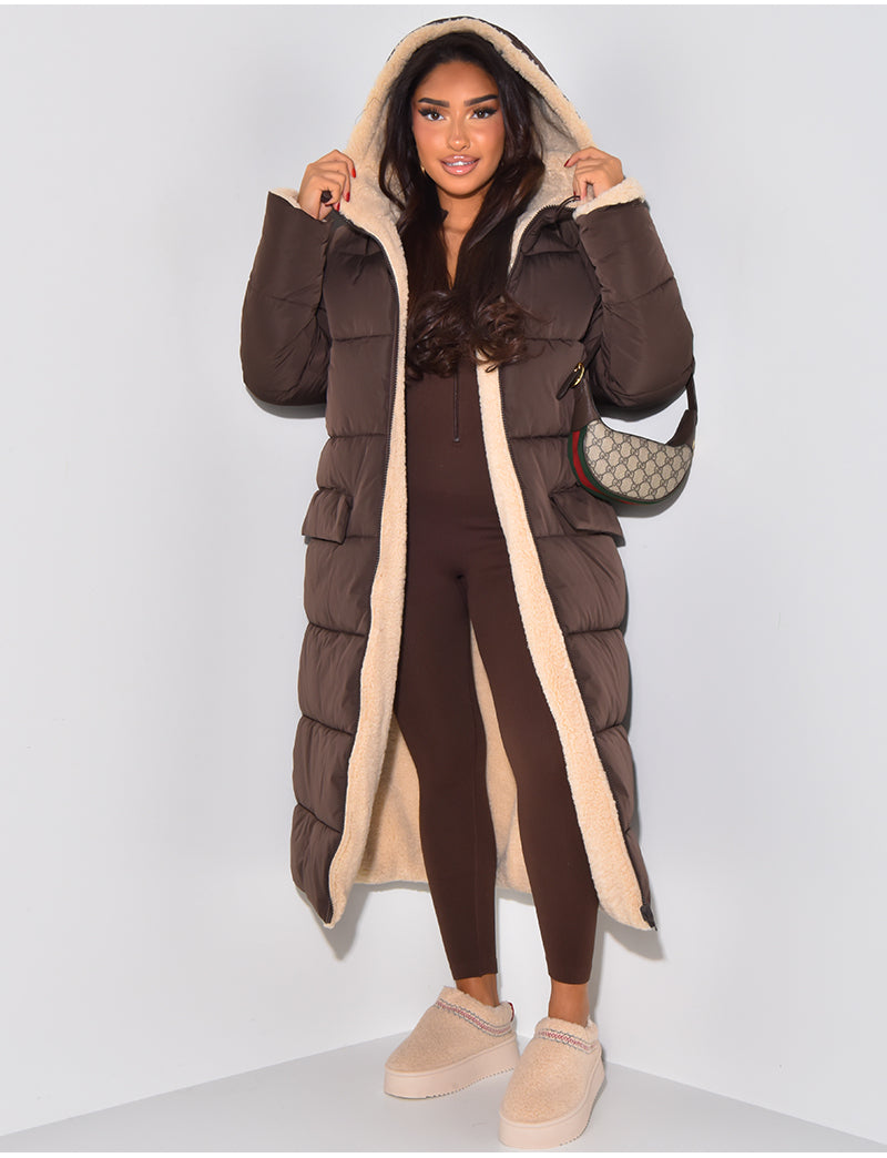 Veste Femme Polaire Réversible avec Fermeture Éclair