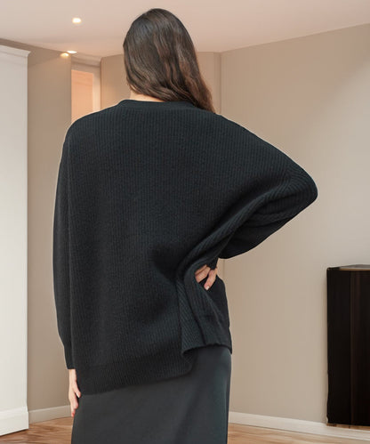 Cardigan D'hiver À Manches Longues Pour Femme | Coupe Oversize