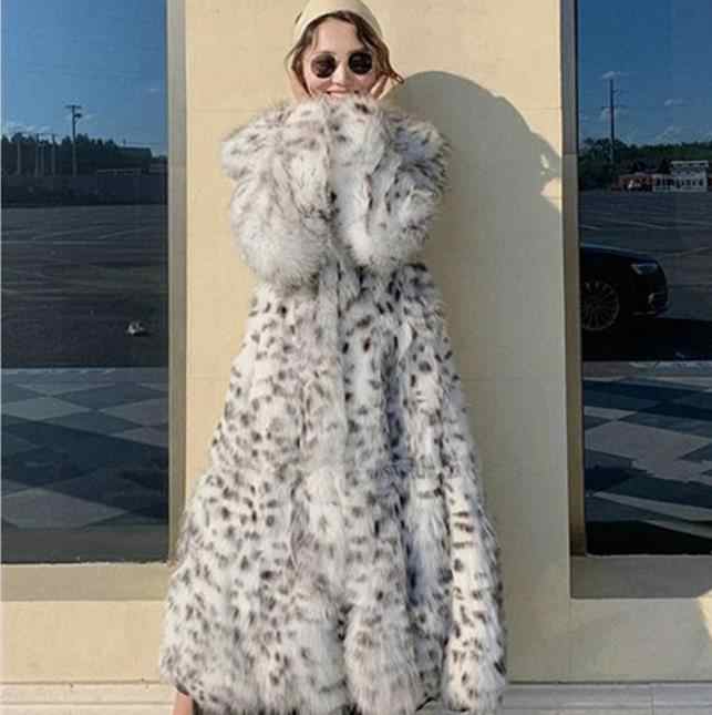 Manteau Femme Hiver Imprimé Animé Chic