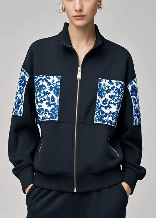 Doudounes décontractées en coton à patchwork pour automne - EasyApparels